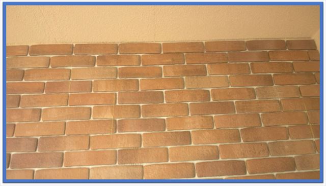 塩尻市レンガ部分張り｜軽量セラミックレンガカルセラで玄関周りにアクセント