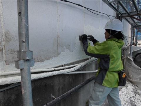 辰野町ＡＬＣ外壁塗装