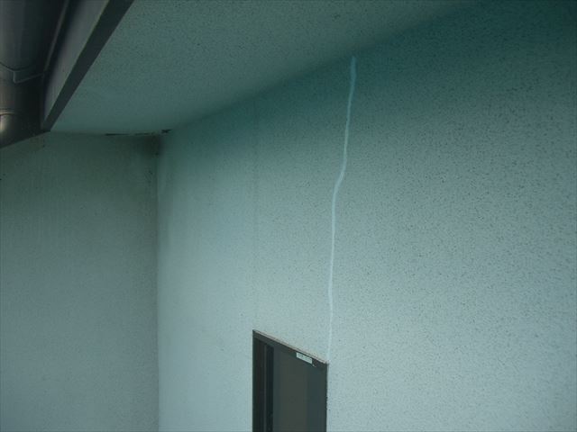 安曇野市モルタル外壁補修塗装