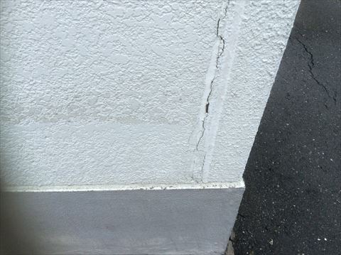 諏訪市外壁現地調査