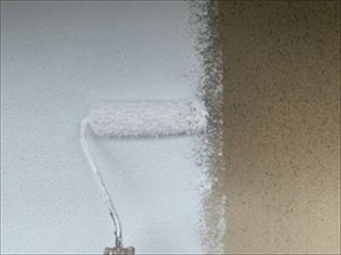 諏訪市モルタル外壁塗装工事