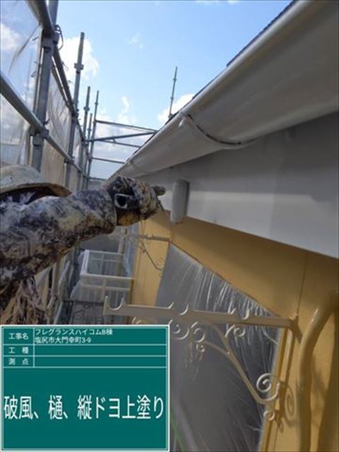 塩尻市セキスイハイム塩ビ被覆鋼板塗装