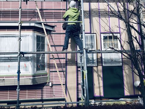 塩尻市金属サイディングカバー工法