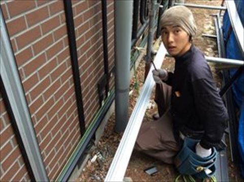 茅野市金属サイディングカバー工法