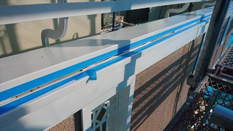 下諏訪外壁塗装金属サイディング部分張り