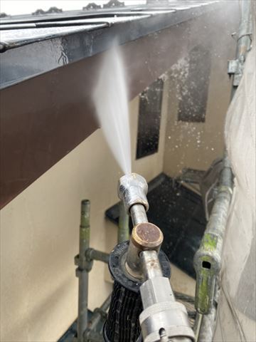 安曇野市モルタル外壁塗装