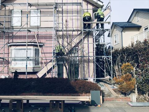 塩尻市金属サイディングカバー工法