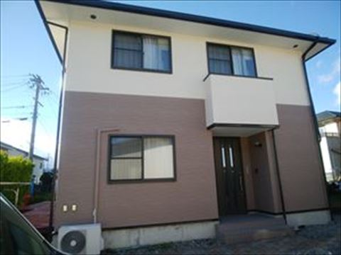 塩尻市窯業系サイディング無機塗装