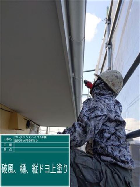 塩尻市セキスイハイム塩ビ被覆鋼板塗装