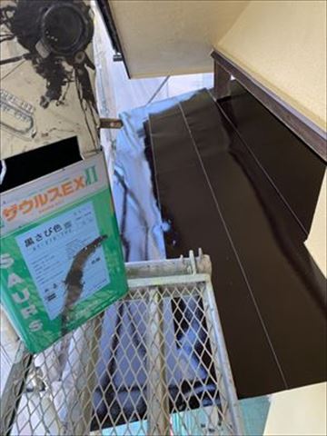 塩尻市モルタル外壁塗装