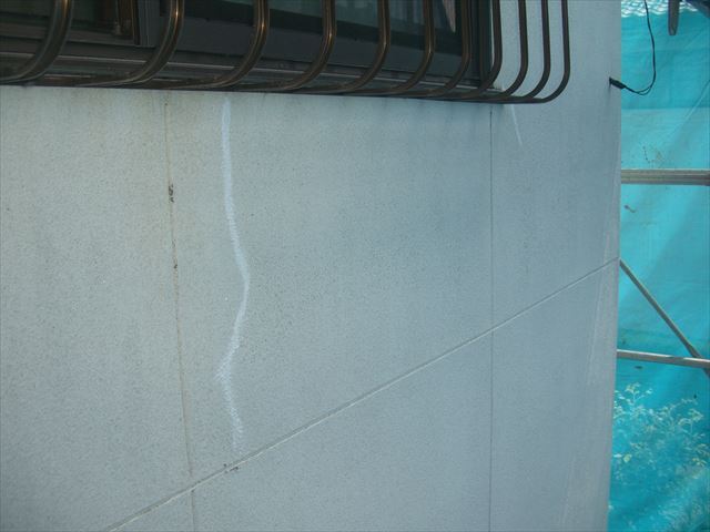 安曇野市モルタル外壁補修塗装