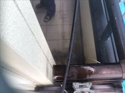 富士見町屋根壁塗装　洗浄