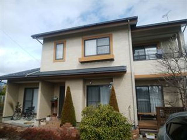 安曇野市外壁塗装　無機＋フッ素