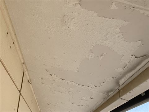 安曇野市軒天塗装