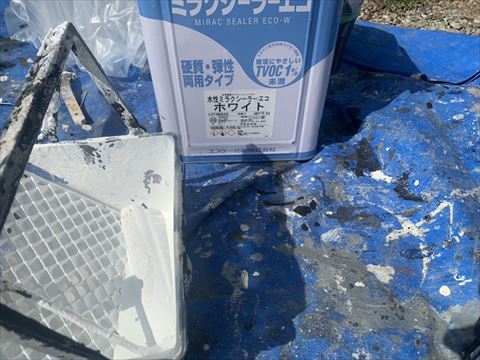 安曇野市軒天塗装