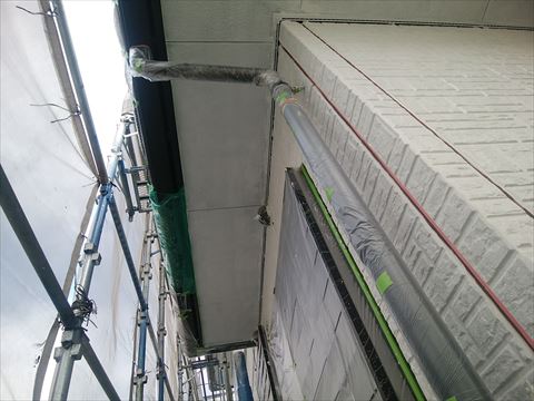 安曇野市外壁塗装下塗り