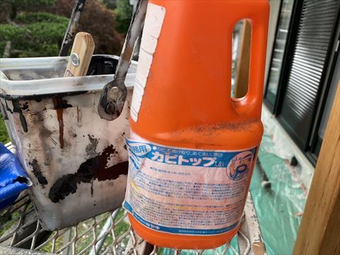 塩尻市木部塗装