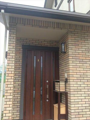 塩尻市クリア塗装