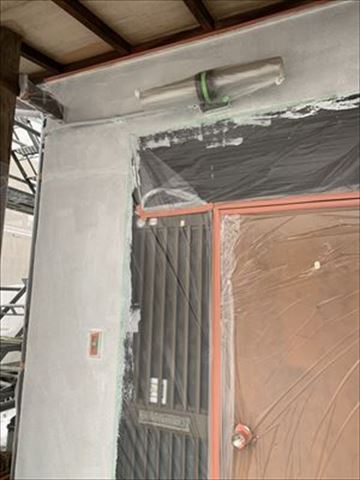 塩尻市モルタル外壁塗装