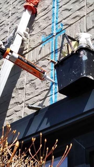 岡谷市シーリング打ち替え