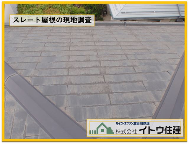 辰野町現地調査　スレート