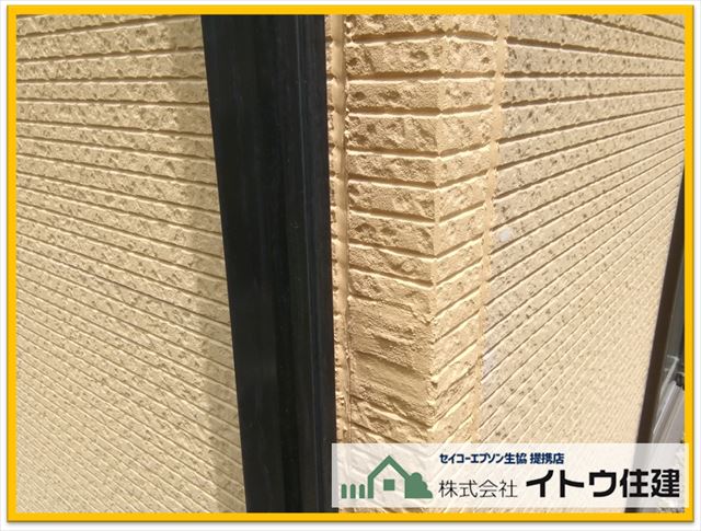 岡谷市外壁現地調査　補修あと