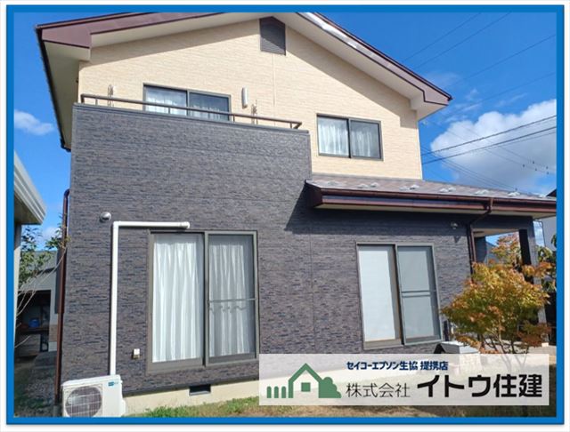 安曇野市サイディングカバー工法