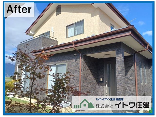 安曇野市サイディングカバー工法