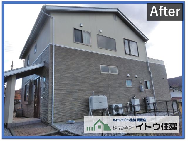 安曇野市外壁カバー工法