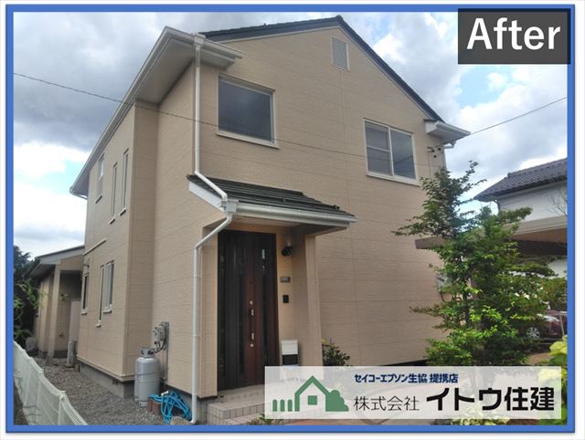 塩尻市サイディングカバー工法