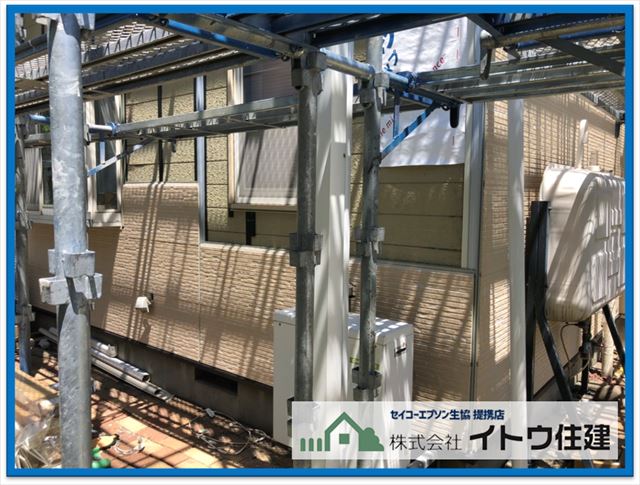 塩尻市サイディングカバー工法