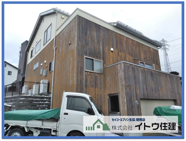 安曇野市外壁カバー工法