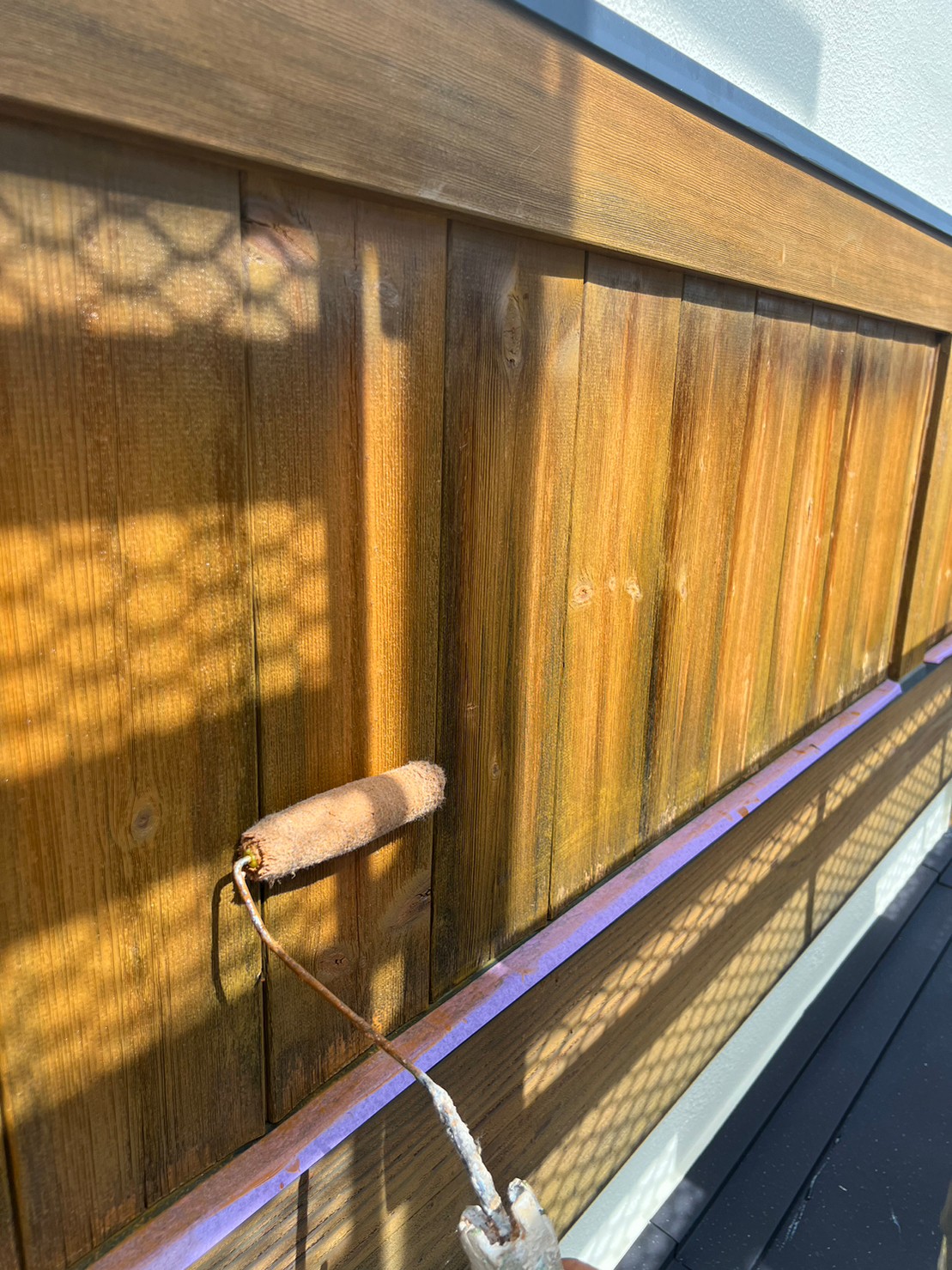 塩尻市木部塗装