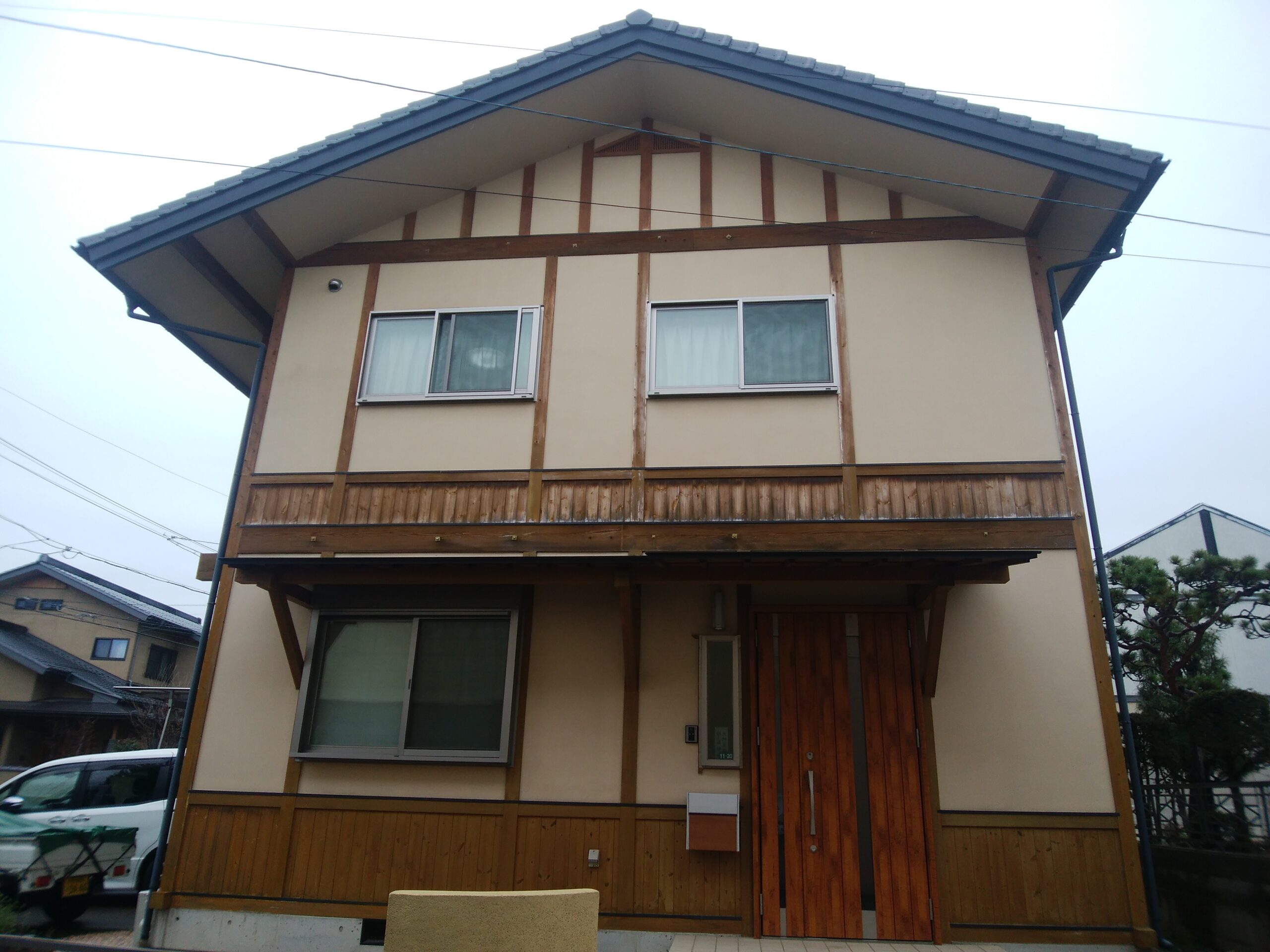 塩尻市フッ素塗装