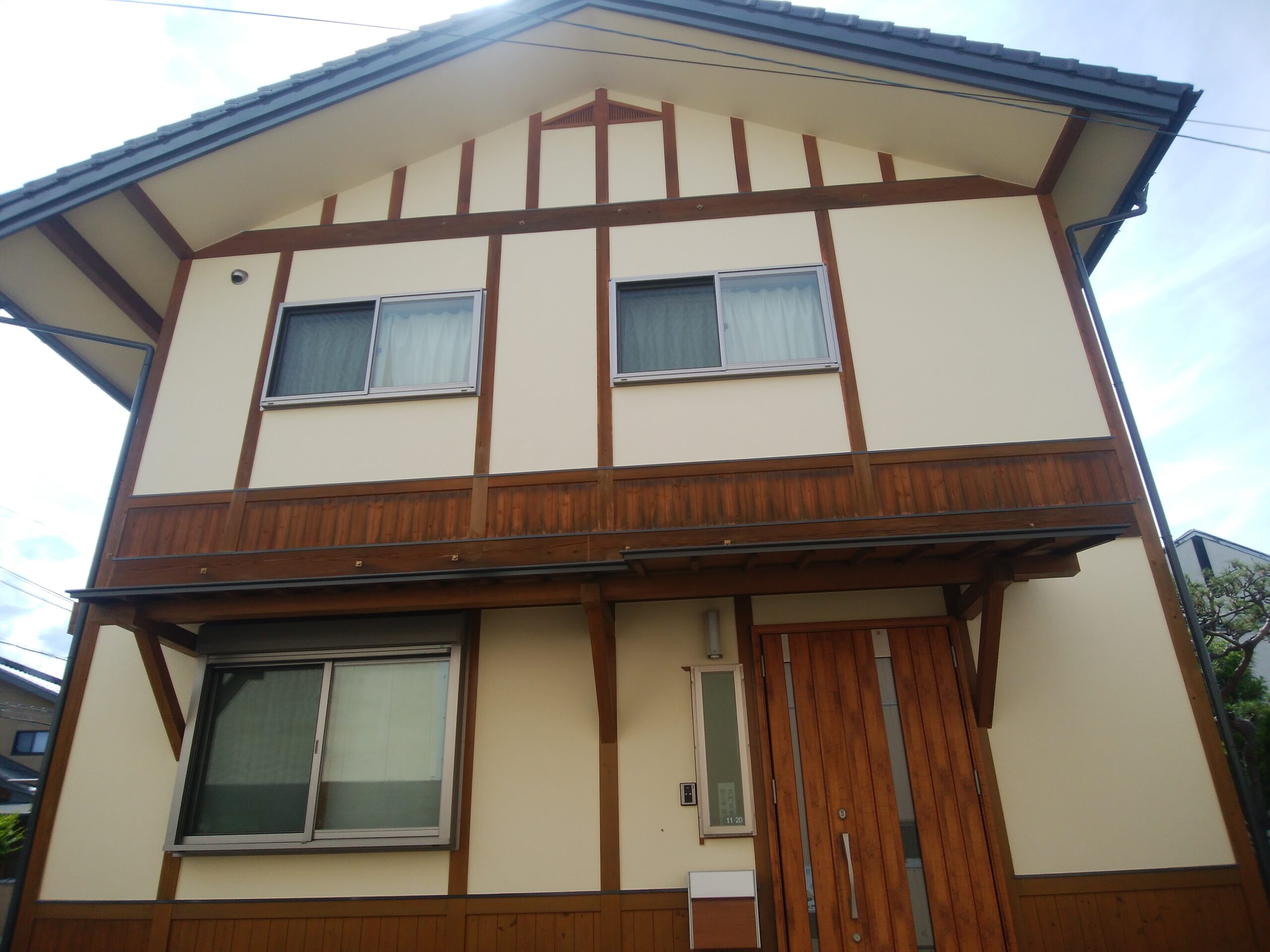 塩尻市フッ素塗装