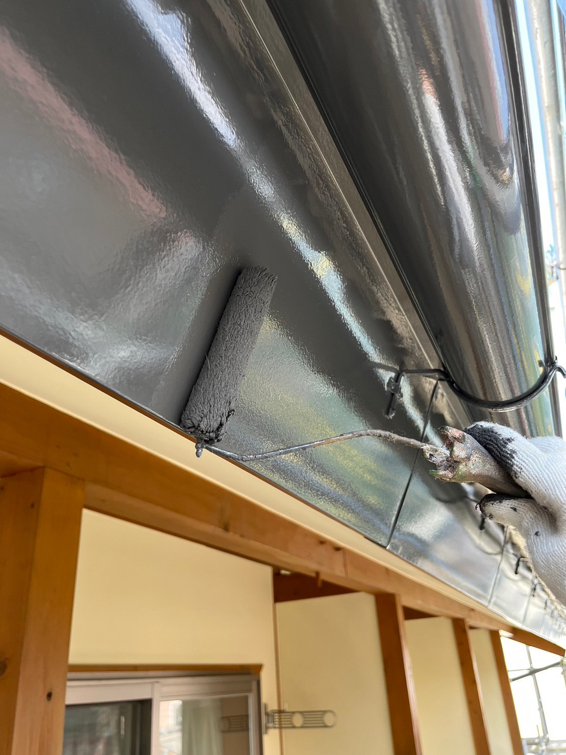 塩尻市雨樋塗装