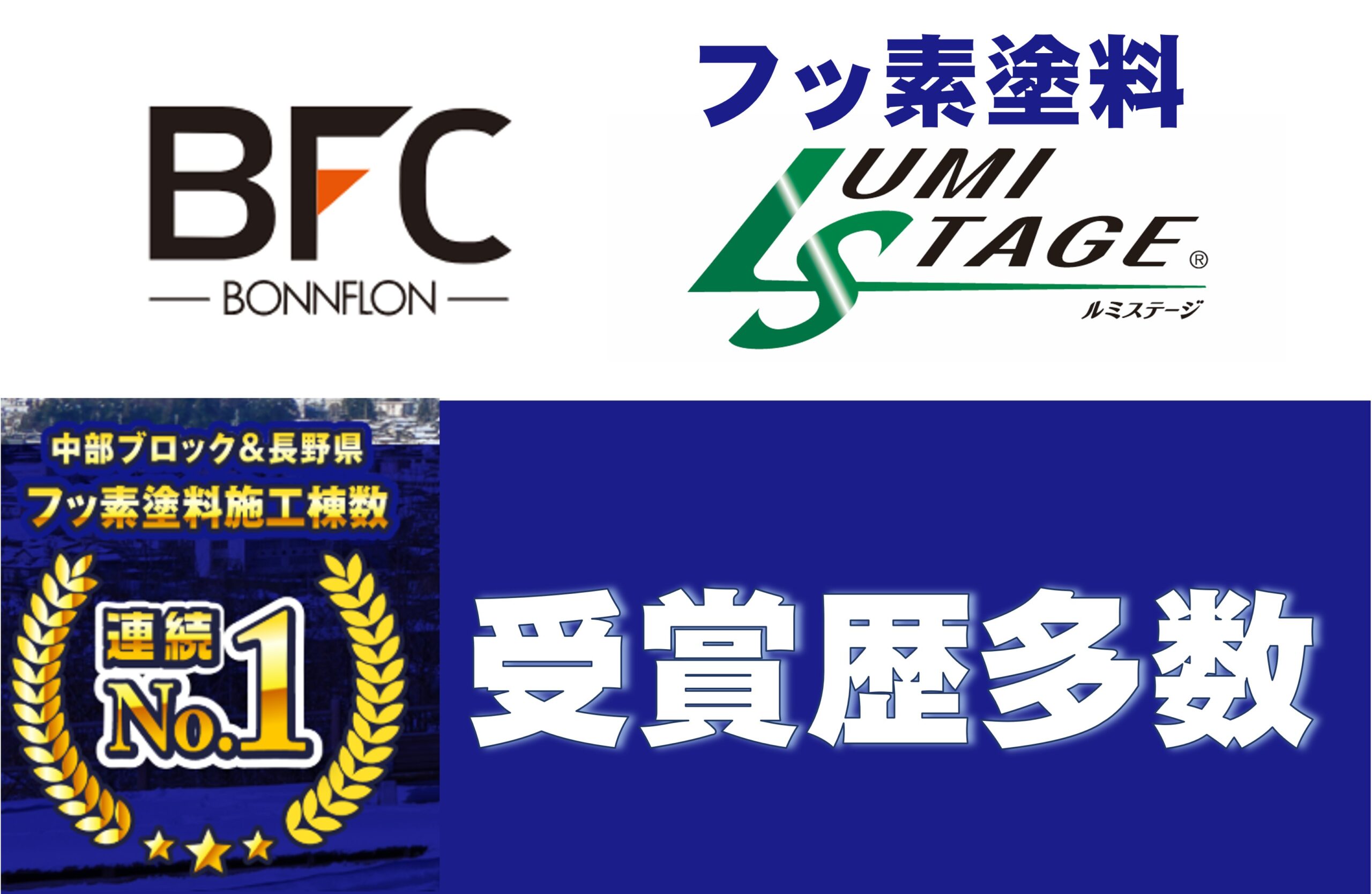 ボンフロン｜フッ素の最高峰！【ルミステージ】 施工＆受賞実績多数あります✨