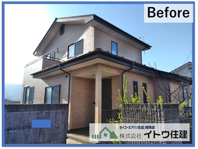 北側の崩れが著しかった外壁をカバー工法