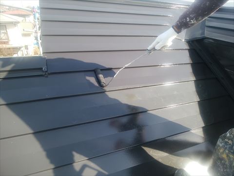 塩尻市屋根外壁塗装金属サイディング部分張り