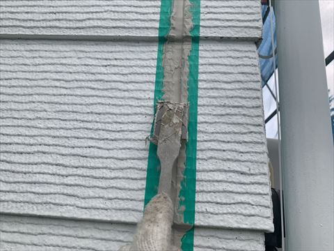 塩尻市窯業系サイディングシール打ち替え外壁塗装