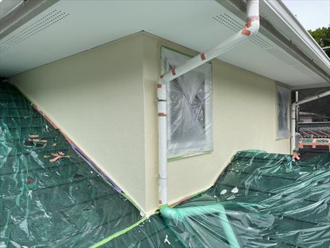 富士見町モルタル外壁塗装