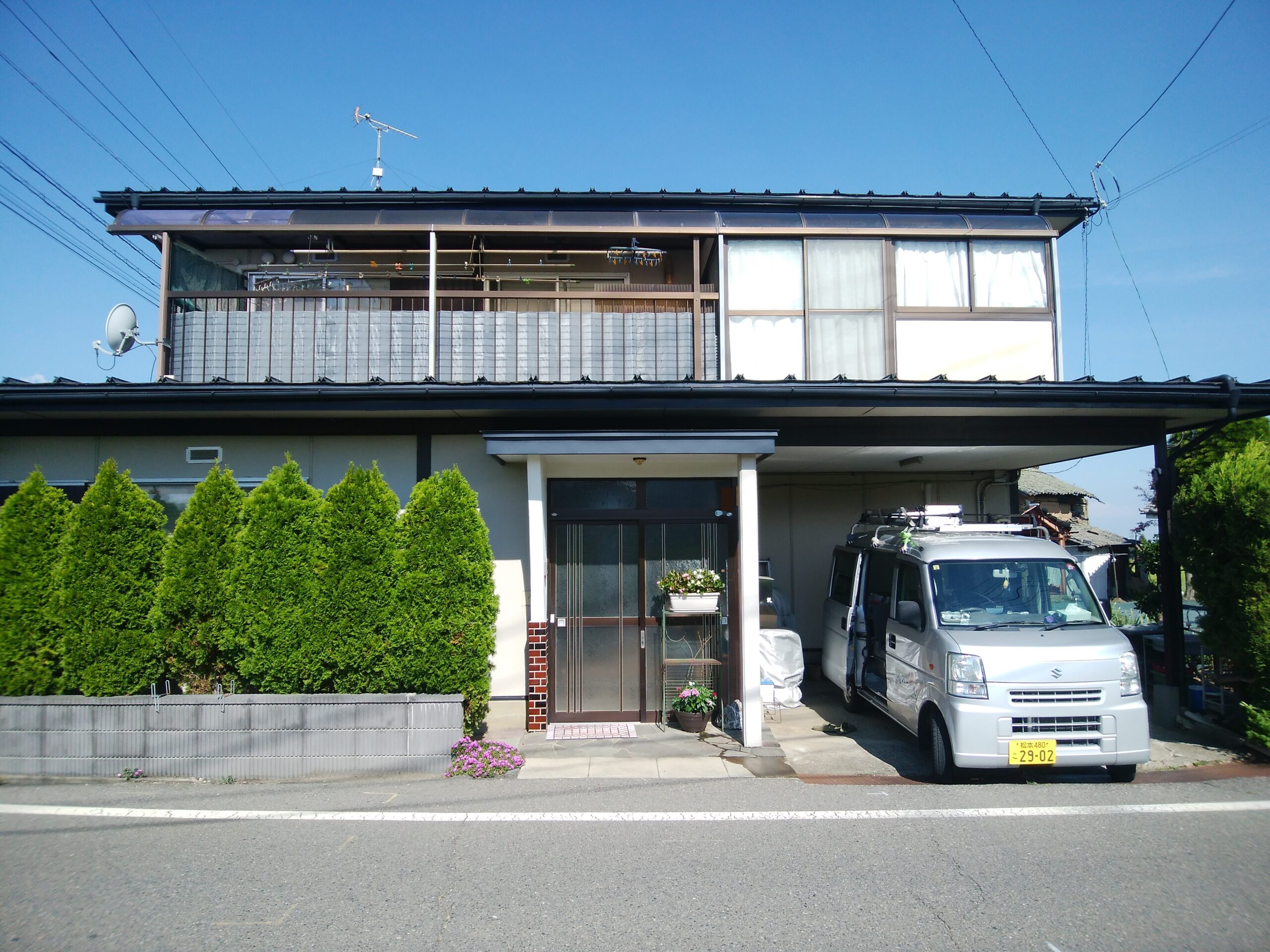 松本市屋根外壁塗装